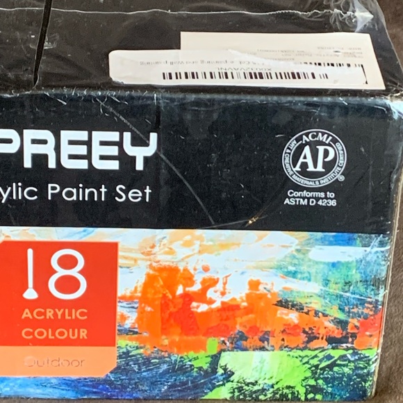 Acrylic Paint Set 18- 2oz bottles certified ACMI, Outdoor Colors - Picture 4 of 5